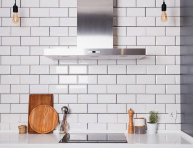 Modern mutfak içinin ayrıntıları. 