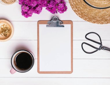 Yaz mock-up pano ile