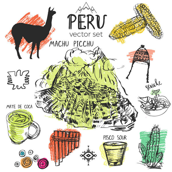 Набор ручных символов Перу
.