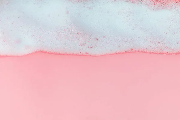 Pink foam bubbles background