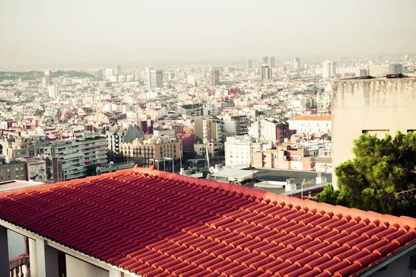 Barcelona. Cataluña, España. Estilo retro vintage — Foto de Stock