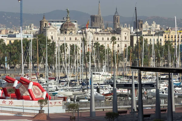 Port Barcelona, Hiszpania. — Zdjęcie stockowe