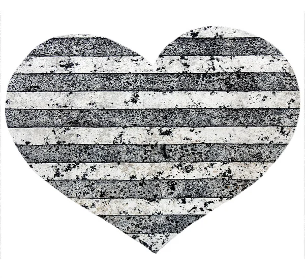 Декоративная мраморная текстура сердца в полоску — стоковое фото
