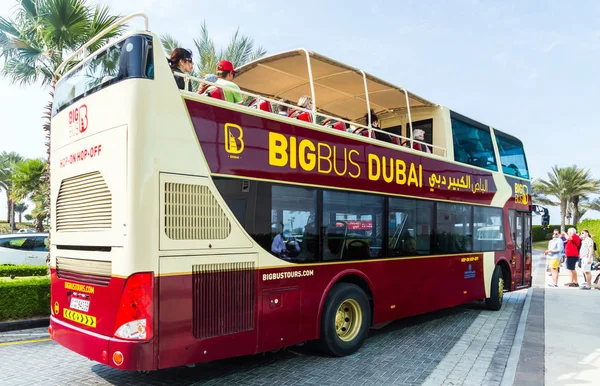 迪拜巴士旅游城市 — 图库照片