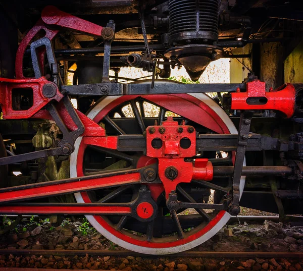 Viejo ferrocarril locomotora — Foto de Stock