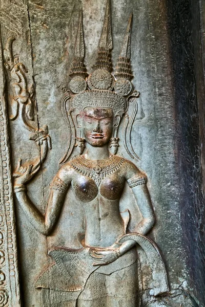 อังกอร์เต้นรํา Apsara ตกแต่ง, กัมพูชา — ภาพถ่ายสต็อก