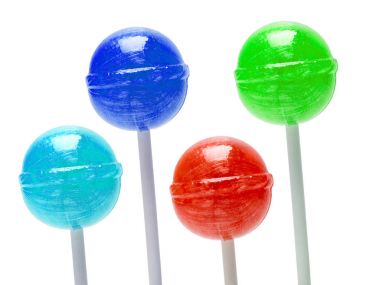 en renkli lolipop