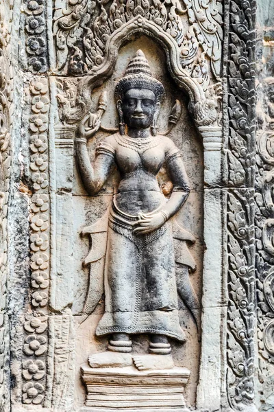 Angkor Dancing Apsara decoration, Cambodia — Stock Photo, Image