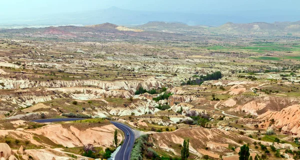 Styl życia wsi krajobrazu obszarów wiejskich Cappadocia, Turcja — Zdjęcie stockowe