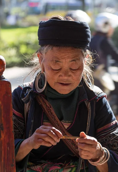 Vrouw Hmong Sapa, Lao Cai — Stockfoto