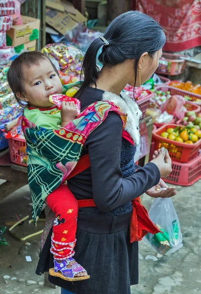 Kadın Hmong Sapa, Lao Cai — Stok fotoğraf
