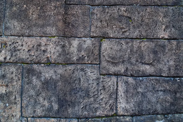 Muur achtergrond textuur stenen zwart — Stockfoto