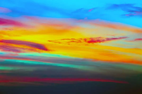 抽象的な自然背景オレンジ色の夕焼け空。美しい空. — ストック写真