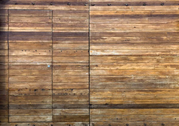 Old wooden house Doors Wood plank texture background wooden brow — Stock Photo, Image