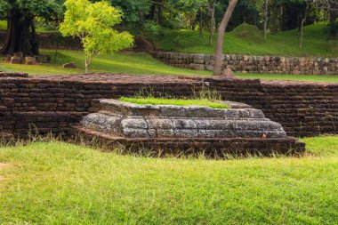 Harabe Kraliyet bahçeleri Peyzaj ve havuz, aslan kaya Sigiriya, A