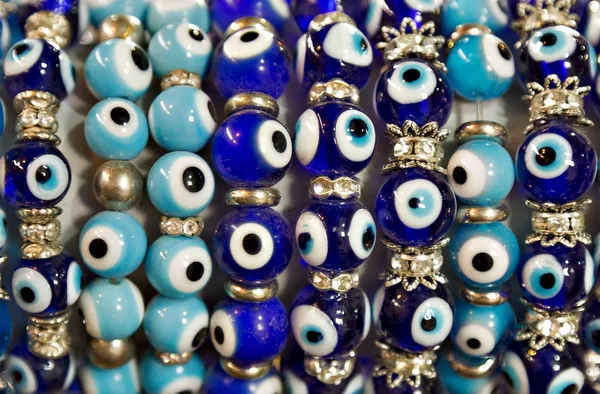 Authentieke Turkse Nazar Eye kralen — Stockfoto