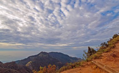 Dünyanın sonudur Horton Plains Sri Lanka - popu sarp bir uçurum