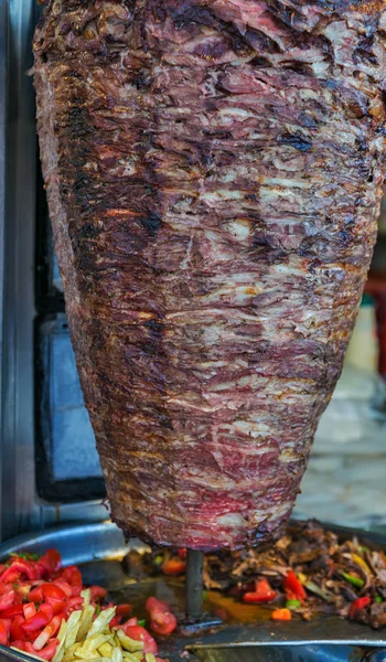 Comida turca Doner Kebab cuisine Comida rápida tradicional — Foto de Stock