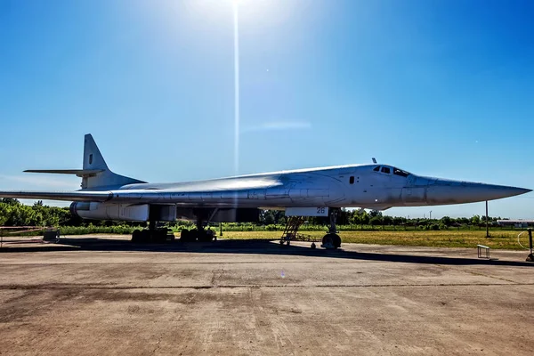 Tupolev Tu-160 Blackjack Armi di distruzione di massa Fotografia Stock