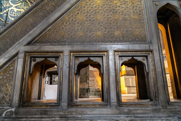 Hagia Sophia Interior, Museum Aya Sofya di Turki Istanbul — Stok Foto