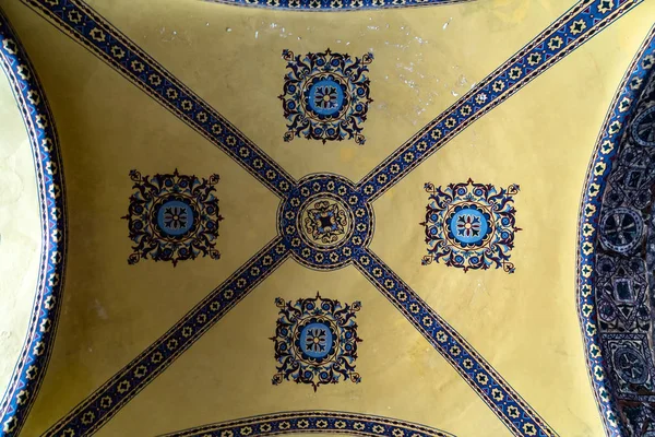 Interiér Hagia Sophia, Aya Sofya muzeum v Istanbulu Turecko — Stock fotografie