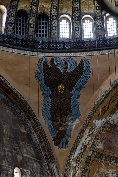 Interior Hagia Sophia, Museo Aya Sofya a Istanbul Turchia — Foto Stock
