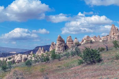 Goreme Açık Hava Müzesi Kapadokya manzarası, Türkiye