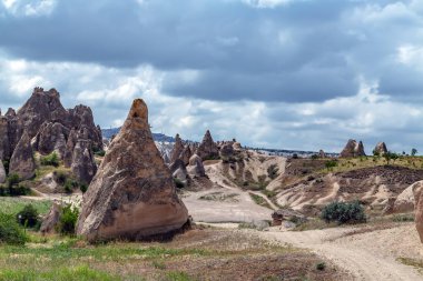 Goreme Açık Hava Müzesi Kapadokya manzarası, Türkiye