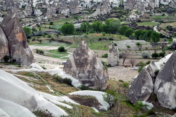 Cave towns. Cappadocia, Turkey — Stock Photo, Image