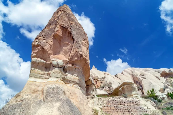 Goreme Açık Hava Müzesi Kapadokya manzarası, Türkiye — Stok fotoğraf