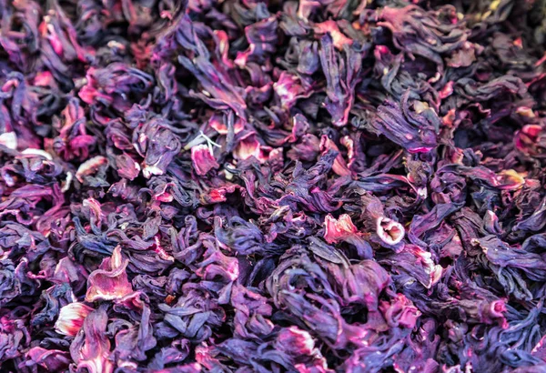 Száraz virág tea Háttér Gyógynövény homeopátia. Növényi Bac — Stock Fotó