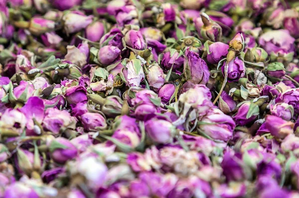 Suché květiny alternativní tradiční bylinné medicíny sušené okvětní lístky — Stock fotografie