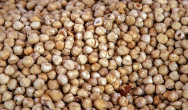 Kuru bezelye nohut arkaplanı.