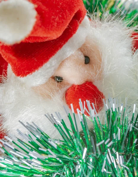 Santa Claus hračky pozadí — Stock fotografie
