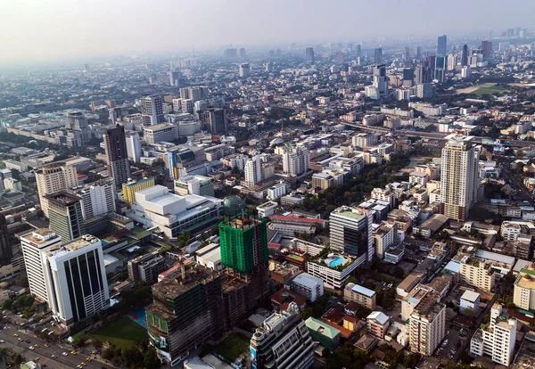 Bangkok Stadt mit Skyline in der Dämmerung, Thailand. — Stockfoto