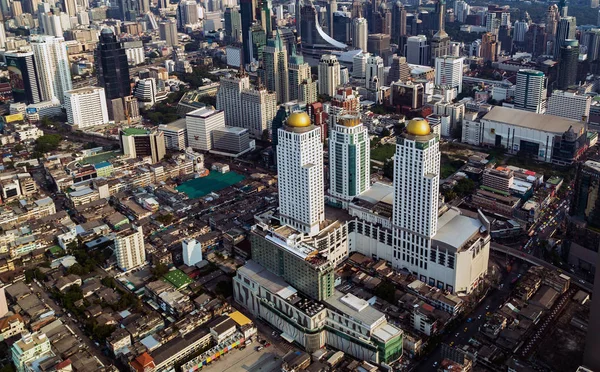 Bangkok şehrinin ufuk çizgisi Tayland. — Stok fotoğraf