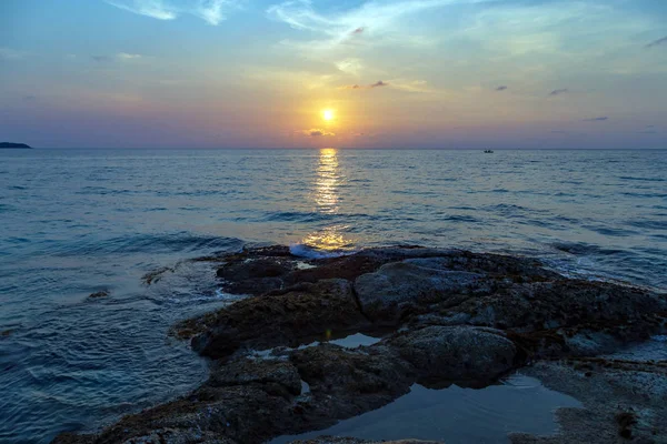 Horizon silhouette paysage marin paysage — Photo