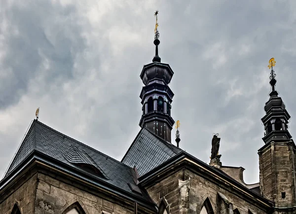 Sedlec ossuary Kostnice Church a place Kutna Hora, Czech Republic — 图库照片