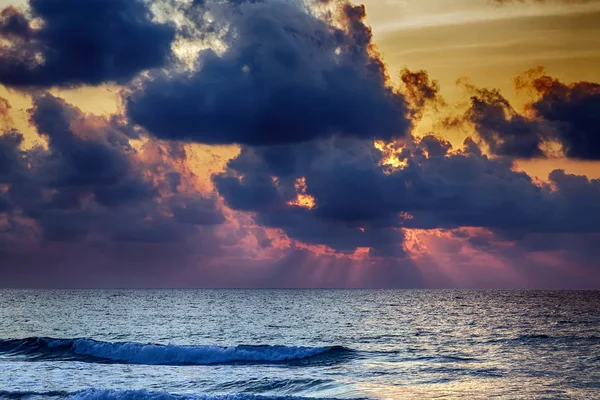 Horizonte paisagem da água do mar — Fotografia de Stock