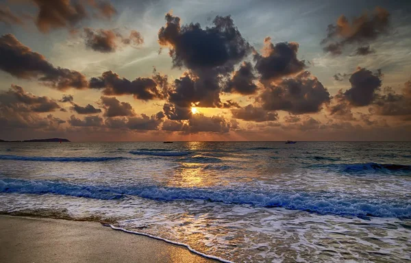 Salida del sol panorámica puesta del sol Islas Cabo Verde — Foto de Stock