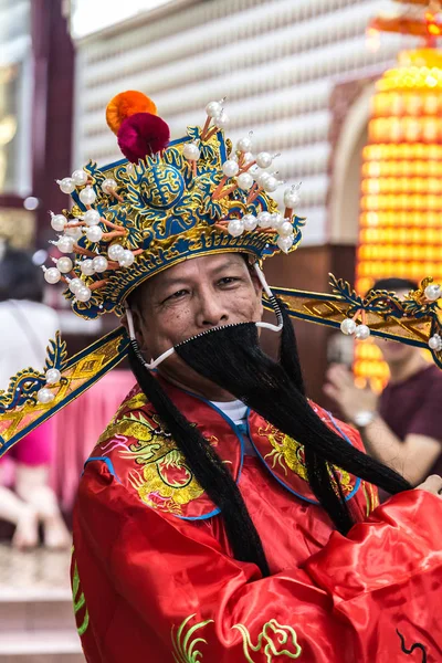 サンタクロース中国民族衣装「春祭り」 ｜Lunar — ストック写真