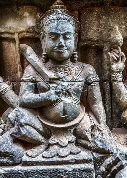 Estatua del monumento angkor — Foto de Stock