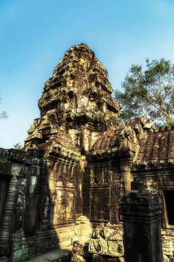 Angkor Wat Siem Reap Kamboçya Asya Khmer uygarlığı yıkıldı