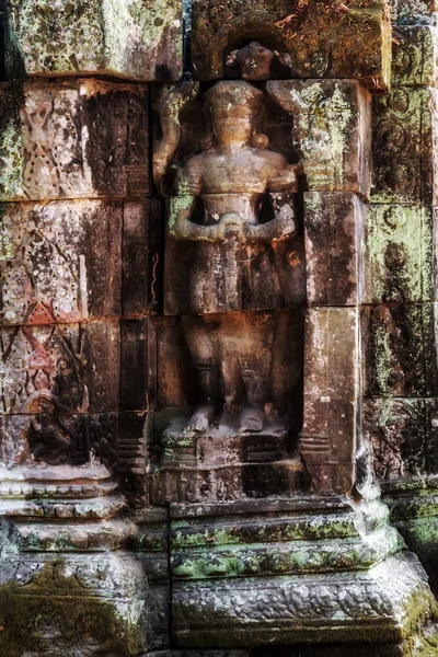 Angkor Wat Forntida ruiner tempel Kambodja — Stockfoto