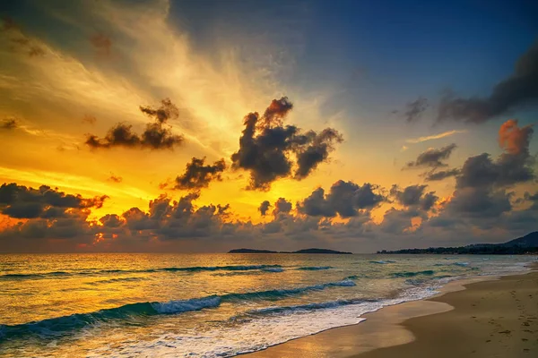 Sunrise Island Nature background — Stock Photo, Image