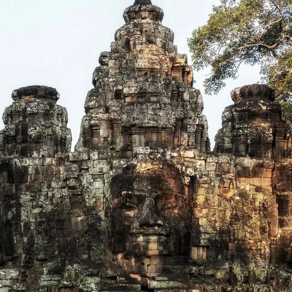 Ruiner av Angkor Wat Hindu tempel komplex Kambodja. — Stockfoto