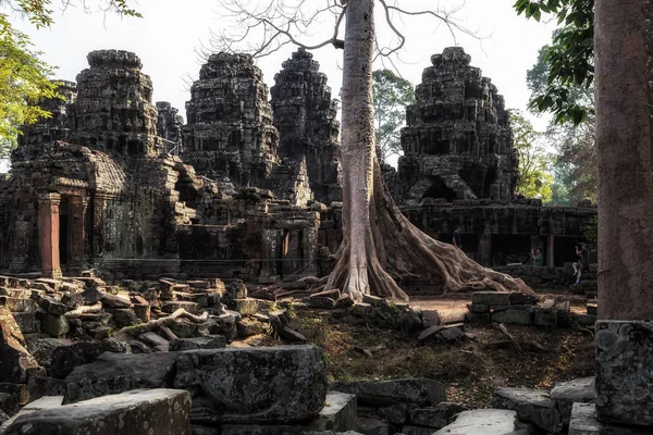 Ruiner av Angkor Wat Hindu tempel komplex Kambodja. — Stockfoto