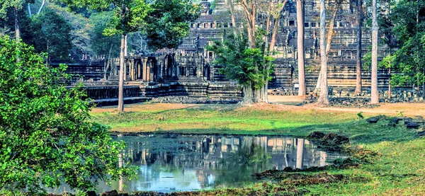 柬埔寨吴哥后宫 — 图库照片