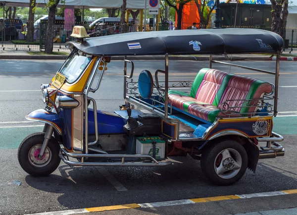 Bangkok Aprile 2015 Risciò Automatico Tuktuk Nel Centro Bangkok Tuk — Foto Stock