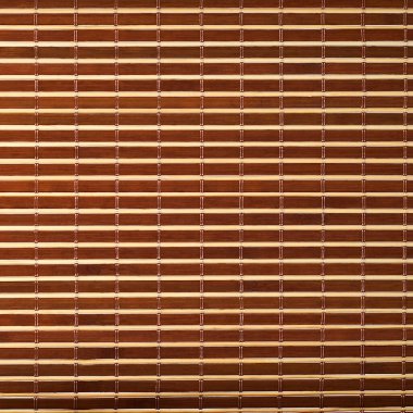 Bambu hasırı ahşap sırt ve üst görünüm